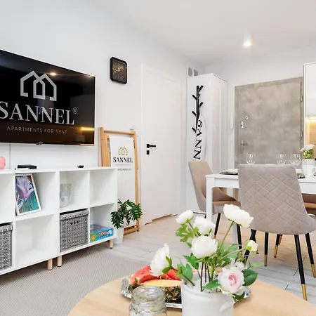 Sunny Dune Z Basenem Calorocznym-pobierowo Baltic Apartments-sannel For Rent * Поберово